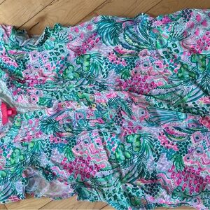 Lilly Pulitzer Multicolor Tropical Print Top